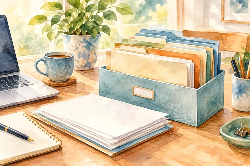 How to Organize Tax Documents Without the Rush